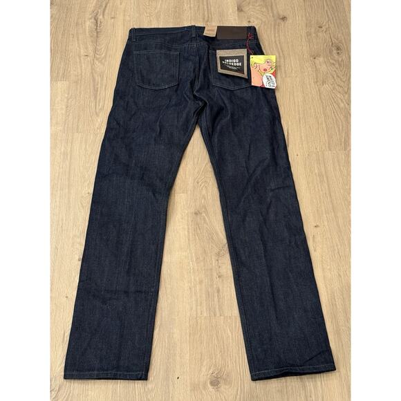 Naked & Famous Men’s Weird Guy Japanese Indigo Selvedge Jeans 34 New With Tags - Picture 11 of 11